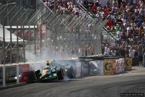 EJ Viso crashes. As usual.