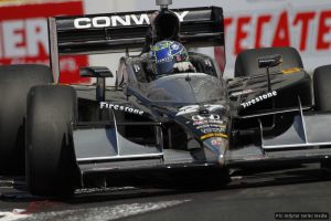 Mike Conway was untouchable on the restarts