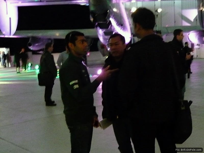 Karun Chandhok was one of six drivers present