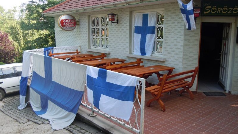 Where the Finnish fans gather in hope