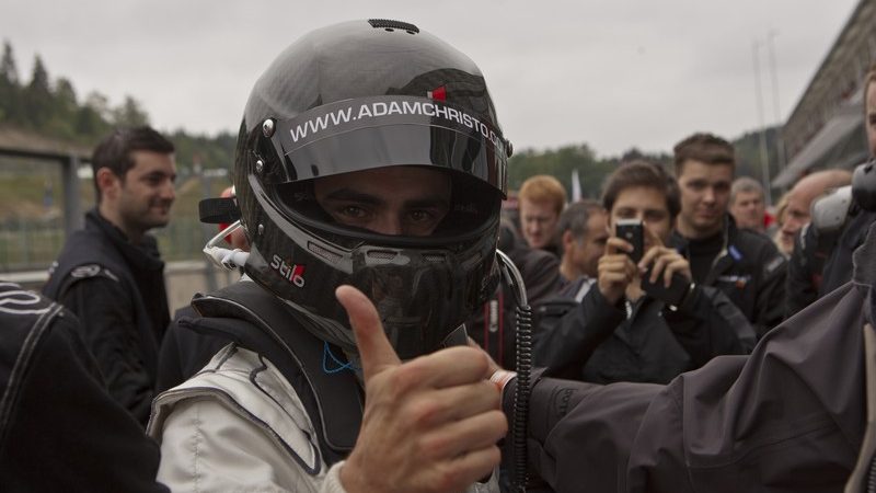 A thumbs-up for the new McLaren from Adam Christodoulou