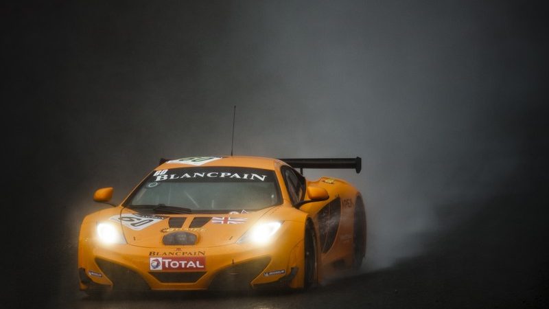 The MP4-12C GT3 in action at Spa