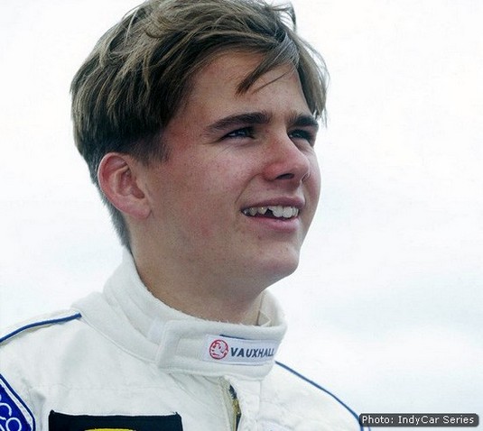 The young Dan Wheldon