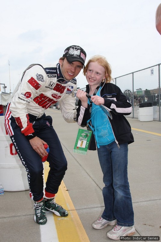 Wheldon always had time for fans of the sport, and they loved him for it